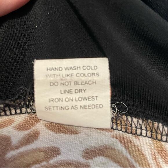 Leopard Print Career Blouse Top Shirt size XL Cheetah Print Animal Print - Picture 12 of 12